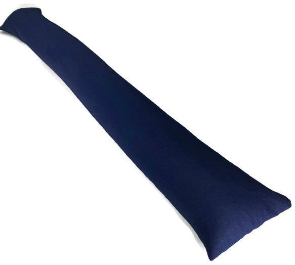 Draft Stopper Extra Large 4 inch diameter Navy Pick a Length