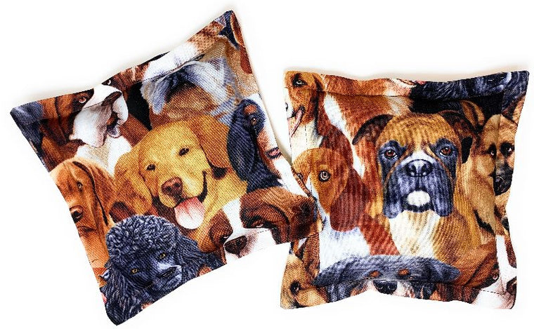 Pair of Dogs Small Novelty Pillows