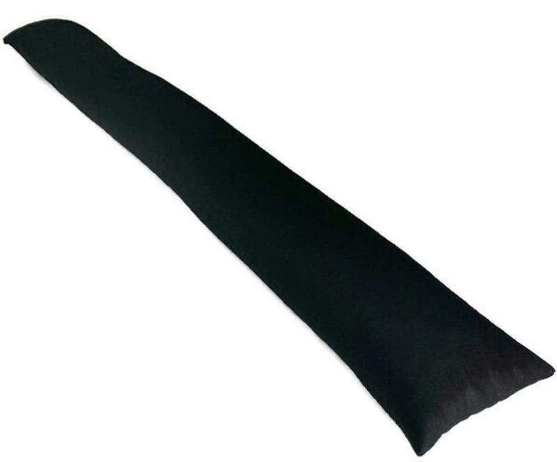 Draft Stopper Extra Large 4 inch diameter Black Pick a Length