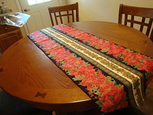 Fall/Winter Two Sided - Reversible - Table Runner 52" x 16" & Placemat 17" x 9.75" Set (4) Crafted in Maine