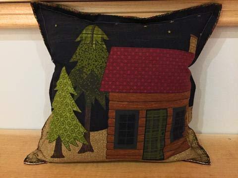 The Maine Sales Company Buckwheat Pillow Set (4 Pillows) Premium Quality - Moose & Rustic Cabin - Primitive Rustic